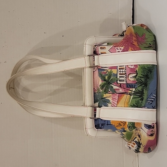 THE‎ SAK -PINK LABEL- TROPICAL CANVAS SHOULDERBAG - Picture 1 of 10